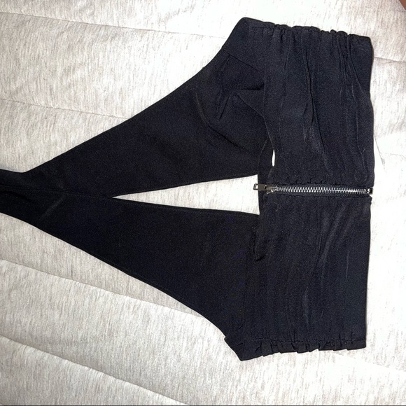 OH POLLY self made cut out black halter crop top - Picture 5 of 8